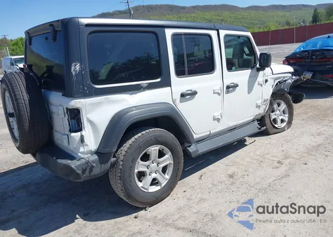 2020 Jeep Wrangler Unlimited Sport S 4X4 из США, поврежденный, VIN 1C4HJXDN0LW204734